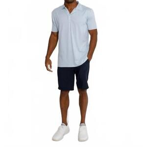NEW ANDERSONORD gamer polo in niagara mist heather
